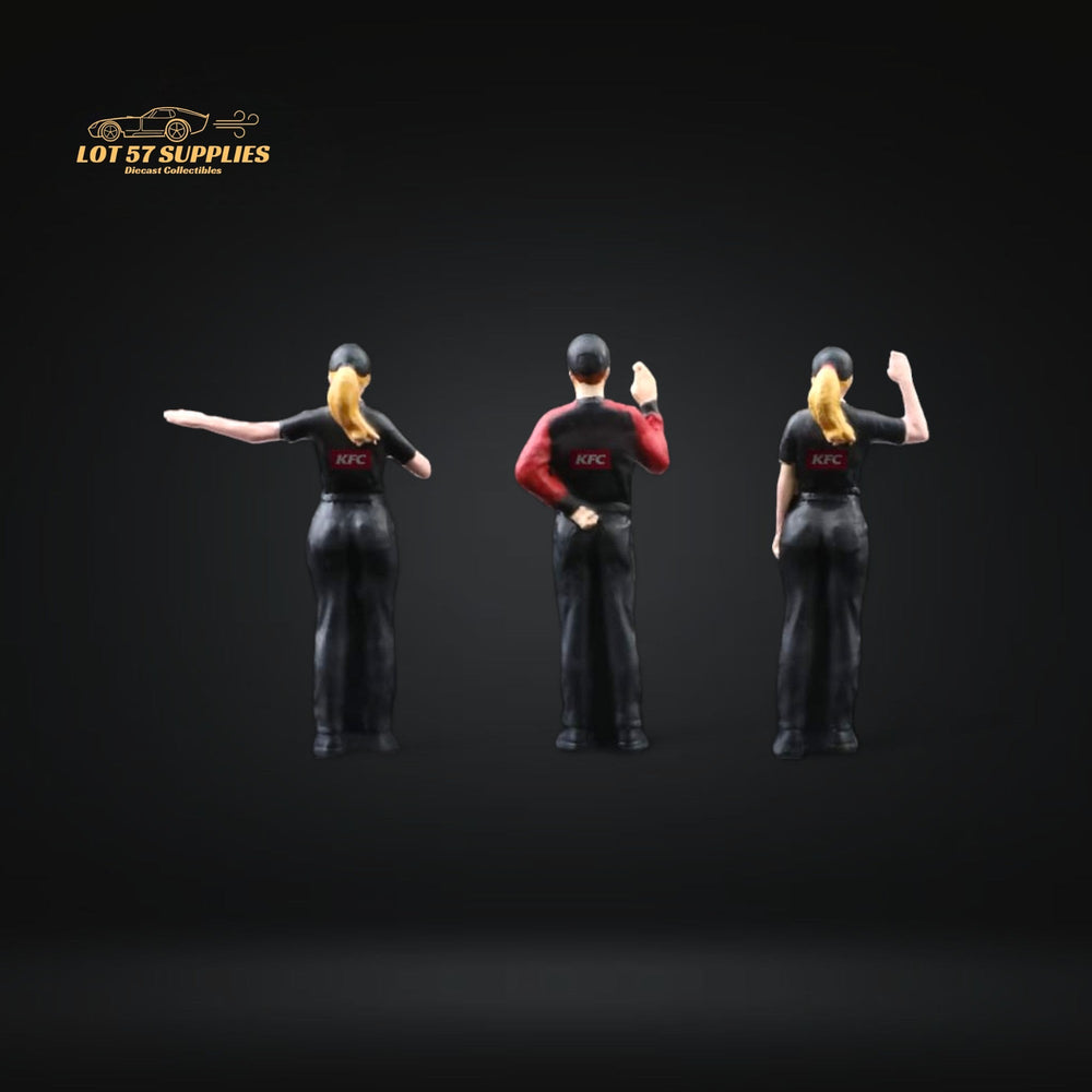 MoreArt KFC Restaurant Scale Figures 1:64 MO223001 (ONLINE ORDER ONLY)