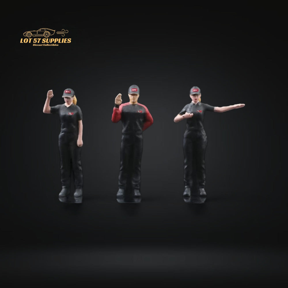 MoreArt KFC Restaurant Scale Figures 1:64 MO223001 (ONLINE ORDER ONLY)