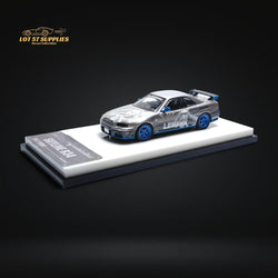 MC Nissan Skyline R34 25GT Turbo Silver Queen Livery 1:64 (ONLINE ORDER ONLY)