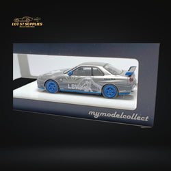 MC Nissan Skyline R34 25GT Turbo Silver Queen Livery 1:64 (ONLINE ORDER ONLY)