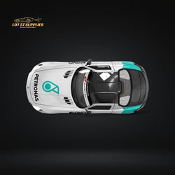 TimeMicro Mercedes Benz SLS Petronas Livery Container Version 1:64 TM643319-T (ONLINE ORDER ONLY)