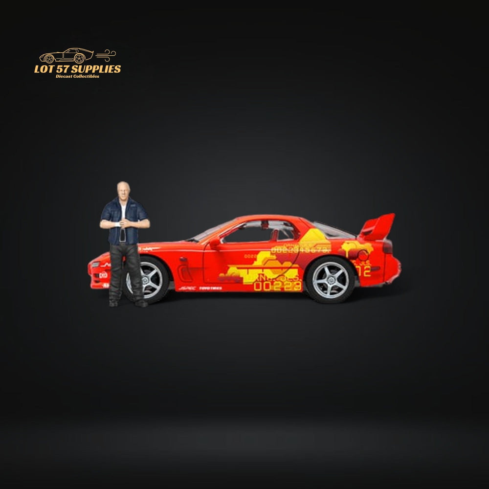 Mini Station Mazda RX-7 Red FNF Figure Version 1:64 (ONLINE ORDER ONLY)