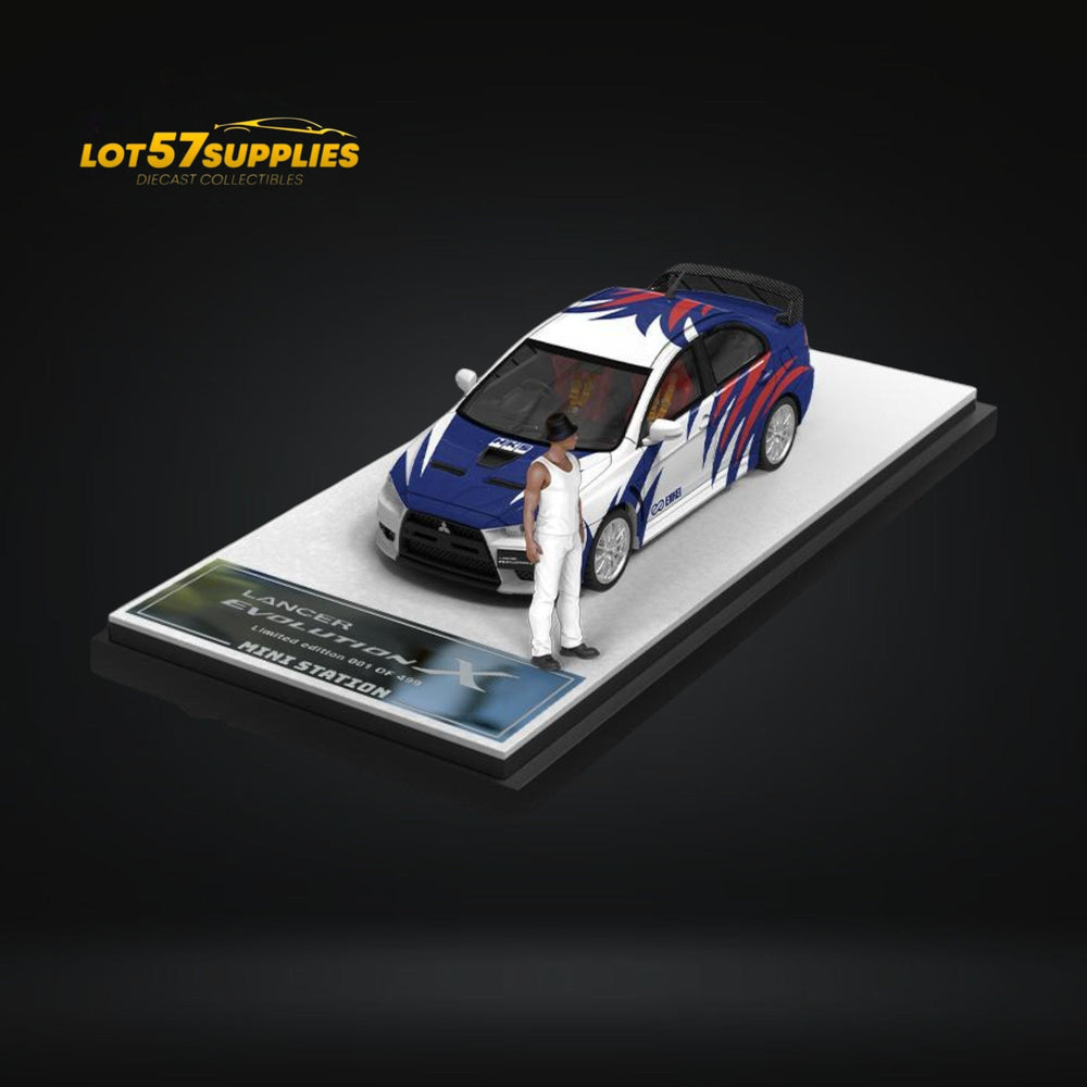 Mini Station Mitsubishi Lancer EVO X Need for Speed Black List #9 Livery Figure Version 1:64 (ONLINE ORDER ONLY)
