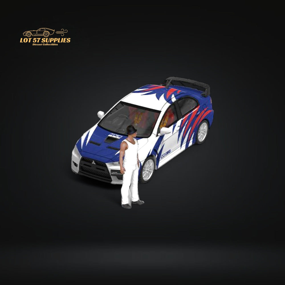 Mini Station Mitsubishi Lancer EVO X Need for Speed Black List #9 Livery Figure Version 1:64 (ONLINE ORDER ONLY)