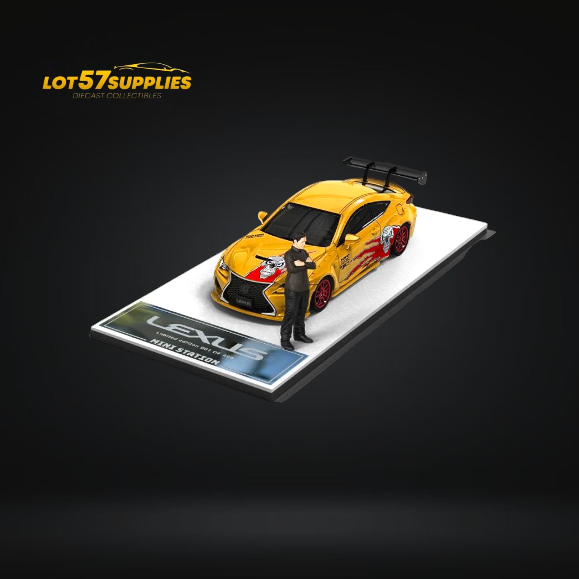 Mini Station Lexus IS 300 F Sport NFS Black List #14 Livery Figure Version 1:64 (ONLINE ORDER ONLY)