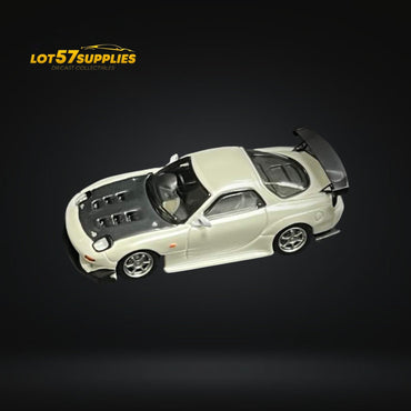 123 Hobby Mazda FD3S RX-7 in Pearl White 1:64 (ONLINE ORDER ONLY)