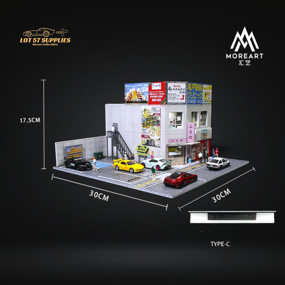 (Pre-Order) MoreArt Japanese Commercial Building Scene Diorama 1:64 MO936406 (ONLINE ORDER ONLY)