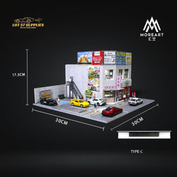 (Pre-Order) MoreArt Japanese Commercial Building Scene Diorama 1:64 MO936406 (ONLINE ORDER ONLY)