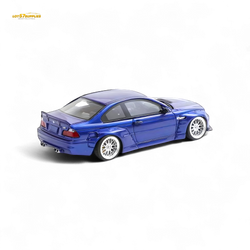 FLAME BMW M3 E46 Widebody Pandem in Metallic Blue Resin 1:64 (ONLINE ORDER ONLY)