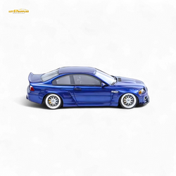 FLAME BMW M3 E46 Widebody Pandem in Metallic Blue Resin 1:64 (ONLINE ORDER ONLY)