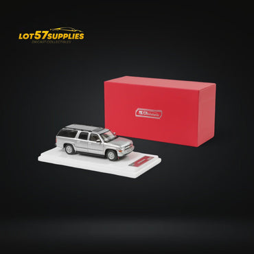 MK Miniatures Chevrolet Suburban in Silver 1:64 (ONLINE ORDER ONLY)