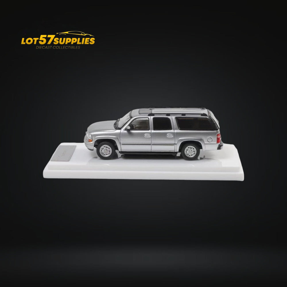 MK Miniatures Chevrolet Suburban in Silver 1:64 (ONLINE ORDER ONLY)