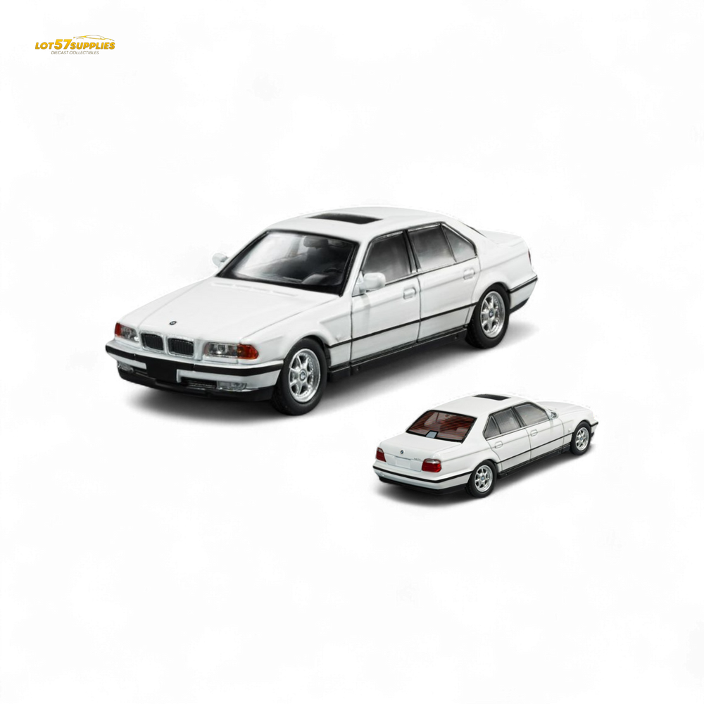 DCM BMW E38 740iL 7-Series in White 1:64 (ONLINE ORDER ONLY)