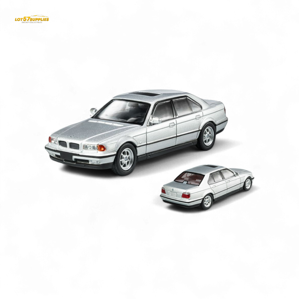 DCM BMW E38 740iL 7-Series in Silver 1:64 (ONLINE ORDER ONLY)