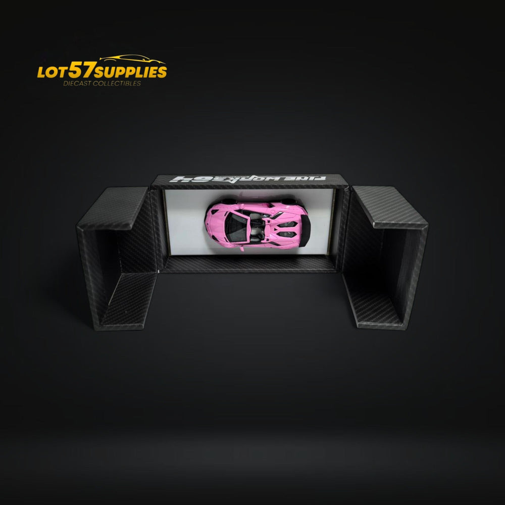 Fine Works Aventador LP700 Luminous Pink Resin 1:64 (ONLINE ORDER ONLY)