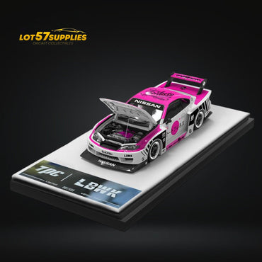 (Pre-Order) TPC Silvia S15 LBWK Pink / White Auto Finesse SEMA Ordinary 1:64 (ONLINE ORDER ONLY)