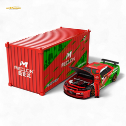 TimeMicro & MECLON GT-R R34 MECLON Container Set 1:64 (ONLINE ORDER ONLY)