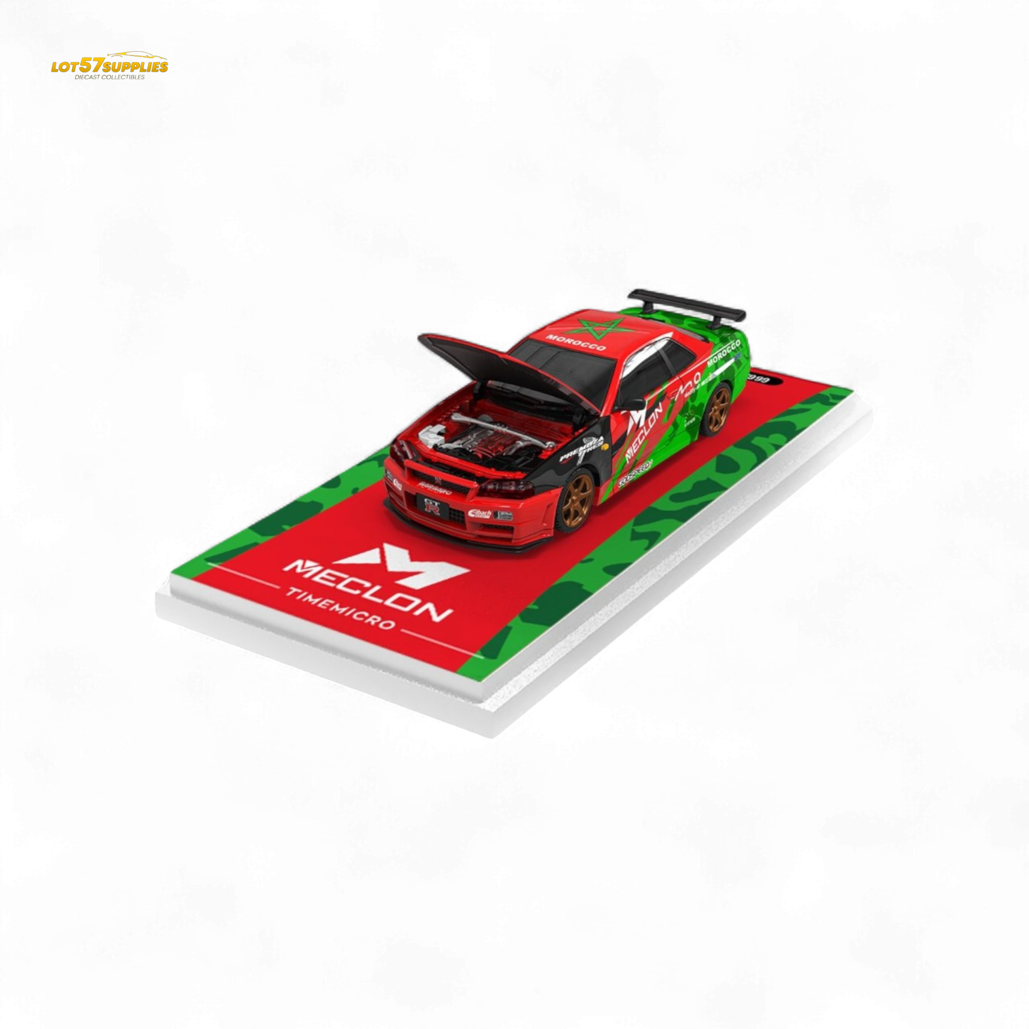 TimeMicro & MECLON GT-R R34 MECLON Ordinary 1:64 (ONLINE ORDER ONLY)