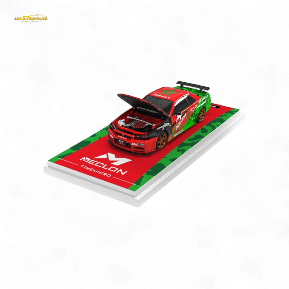 TimeMicro & MECLON GT-R R34 MECLON Ordinary 1:64 (ONLINE ORDER ONLY)