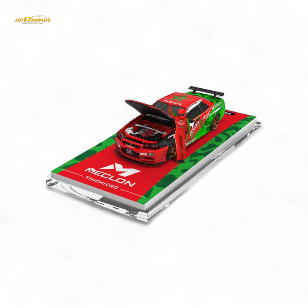 TimeMicro & MECLON GT-R R34 MECLON Container Set 1:64 (ONLINE ORDER ONLY)