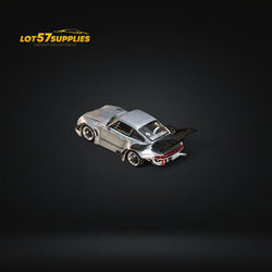 (Pre-Order) Street Weapon Porsche RWB 993 Raw Varnish Color High Wing 1:64 (ONLINE ORDER ONLY)