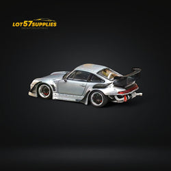 (Pre-Order) Street Weapon Porsche RWB 993 Raw Varnish Color Low Wing 1:64 (ONLINE ORDER ONLY)