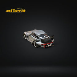 (Pre-Order) Street Weapon Porsche RWB 993 Raw Varnish Color Low Wing 1:64 (ONLINE ORDER ONLY)