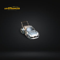 (Pre-Order) Street Weapon Porsche RWB 993 Raw Varnish Color High Wing 1:64 (ONLINE ORDER ONLY)