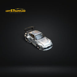 (Pre-Order) Street Weapon Porsche RWB 993 Raw Varnish Color Low Wing 1:64 (ONLINE ORDER ONLY)