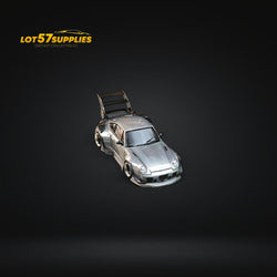 (Pre-Order) Street Weapon Porsche RWB 993 Raw Varnish Color High Wing 1:64 (ONLINE ORDER ONLY)