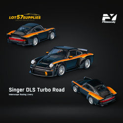 (Pre-Order) Findclassically Singer DLS Turbo Low Tail Black Pearl Road Version 1:64 (ONLINE ORDER ONLY)