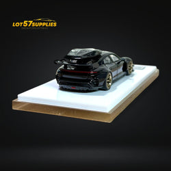 Error404 X Zephyr Designz Taycan in Black with Roof Box 1:64 (ONLINE ORDER ONLY)