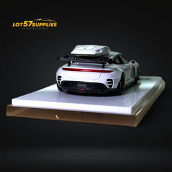 Error404 X Zephyr Designz Taycan in White with Roof Box 1:64 (ONLINE ORDER ONLY)