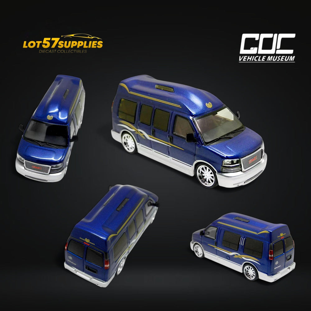 GOC GMC Savana Blue Silver Edition 1:64 - Limited to 500 Pcs (ONLINE ORDER ONLY)