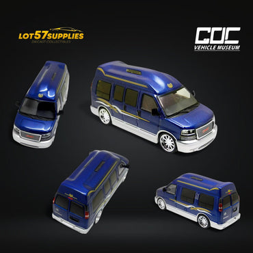 GOC GMC Savana Blue Silver Edition 1:64 - Limited to 500 Pcs (ONLINE ORDER ONLY)
