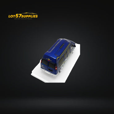 GOC GMC Savana Blue Silver Edition 1:64 - Limited to 500 Pcs (ONLINE ORDER ONLY)
