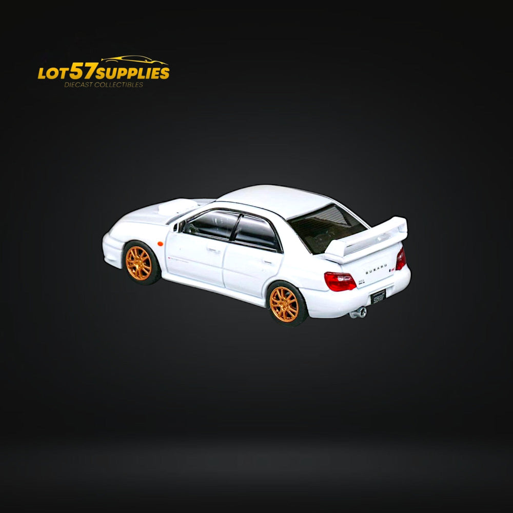 Furuya Subaru Impreza STi GD 8th Gen SEDAN in Pearl White 1:64 (ONLINE ORDER ONLY)