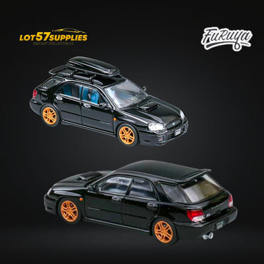 Furuya Subaru Impreza STi GD 8th Gen WAGON in Black 1:64 (ONLINE ORDER ONLY)