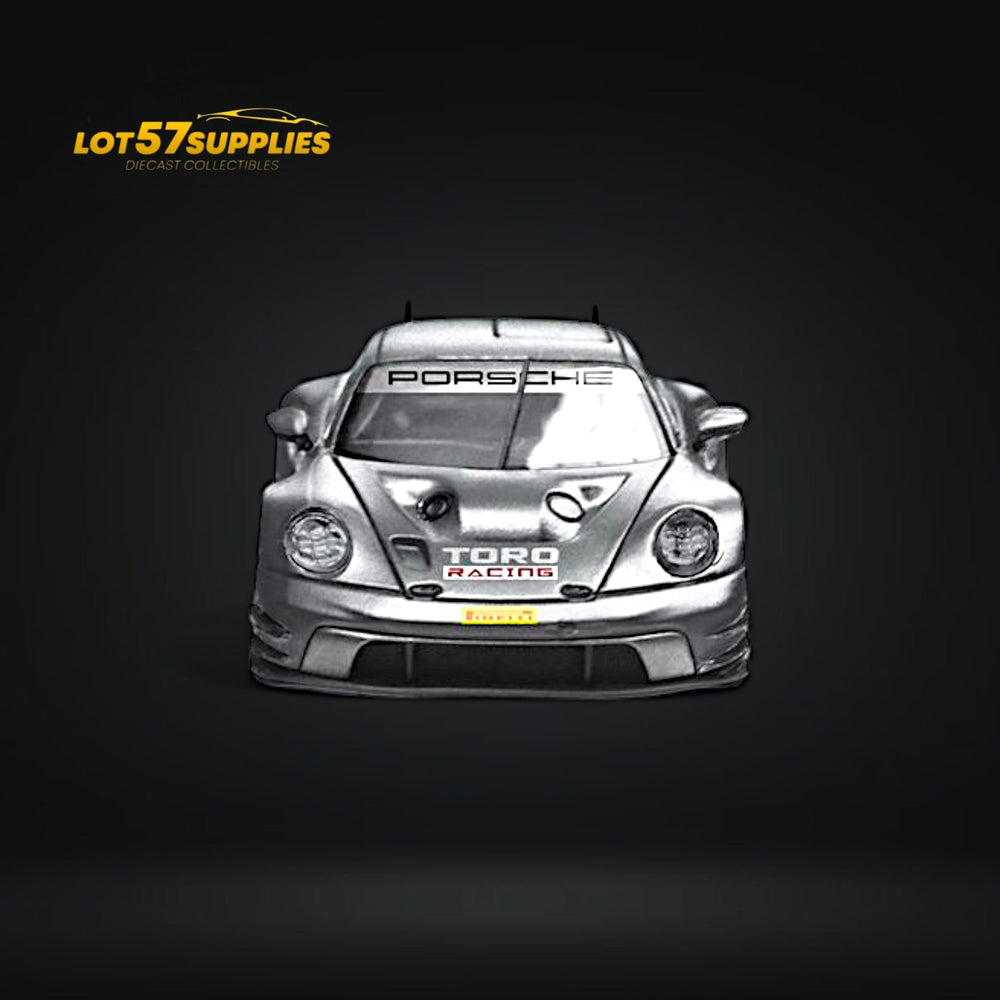 (Pre-Order) STAR RACE Porsche 911 GT3 Matte Silver Racing 1:64 (ONLINE ORDER ONLY)