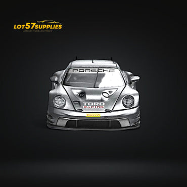 (Pre-Order) STAR RACE Porsche 911 GT3 Matte Silver Racing 1:64 (ONLINE ORDER ONLY)