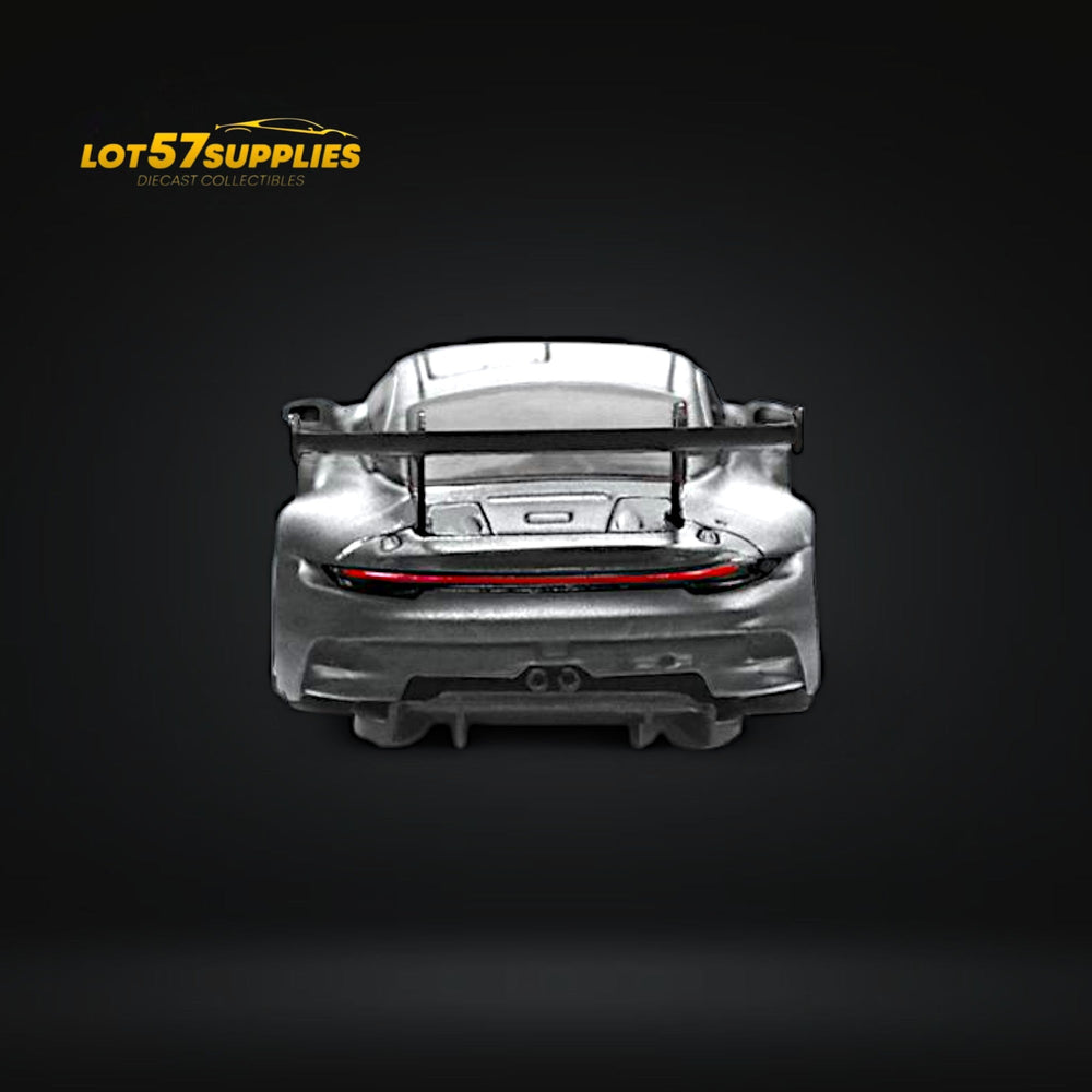 (Pre-Order) STAR RACE Porsche 911 GT3 Matte Silver Racing 1:64 (ONLINE ORDER ONLY)
