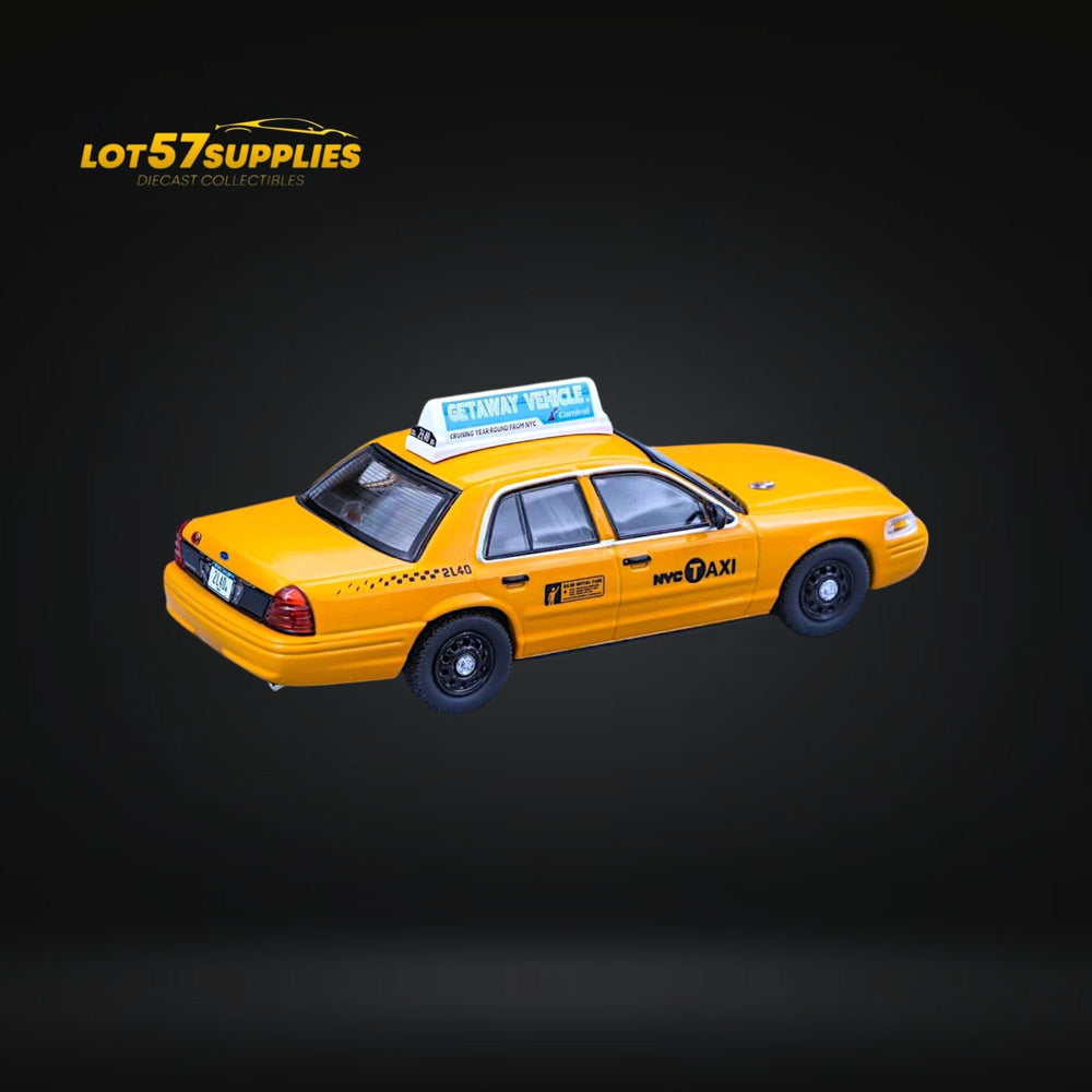 Rollin Ford Crown Victoria NYC Yellow Cab TAXI NEW YORK CITY 1:64 (ONLINE ORDER ONLY)
