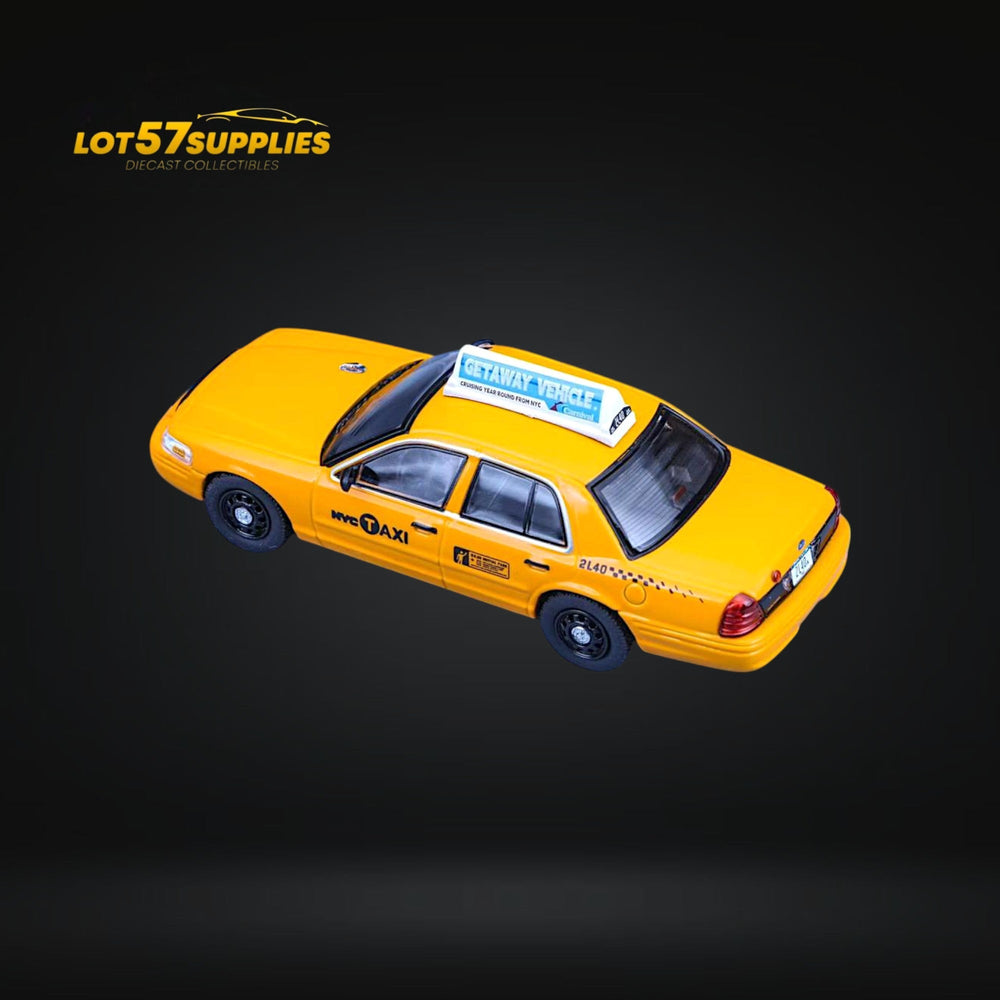 Rollin Ford Crown Victoria NYC Yellow Cab TAXI NEW YORK CITY 1:64 (ONLINE ORDER ONLY)