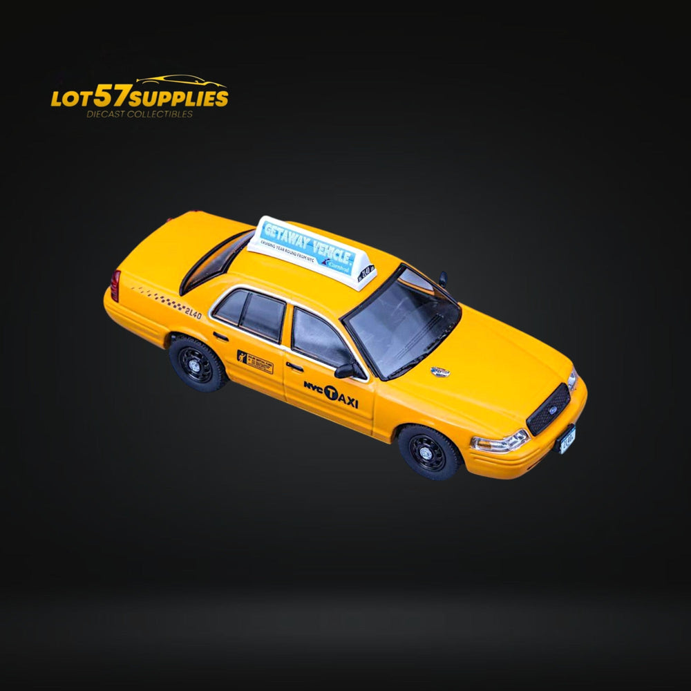 Rollin Ford Crown Victoria NYC Yellow Cab TAXI NEW YORK CITY 1:64 (ONLINE ORDER ONLY)