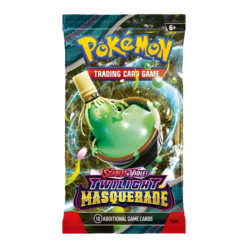 Pokemon TCG: Scarlet & Violet-Twilight Masquerade Booster Pack [10 Cards] (Online Order Only)