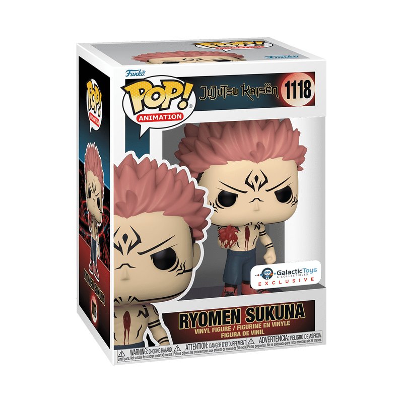 Funko POP! Animation: JuJuTsu Kaisen - Ryomen Sukuna 1118 (Box Damage) (ONLINE ORDER ONLY)