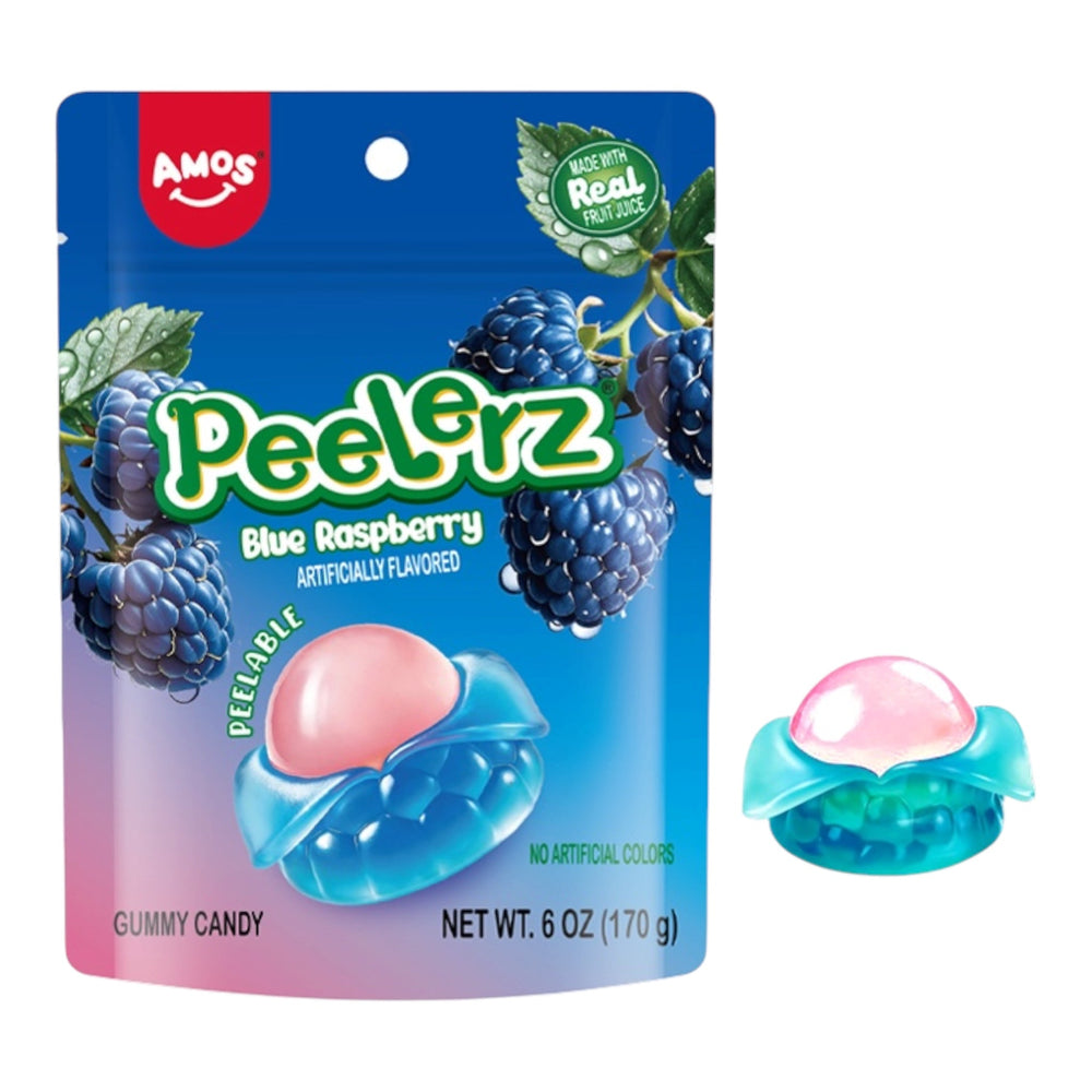 Amos Peelerz Blue Raspberry (6oz) (ONLINE ORDER ONLY)