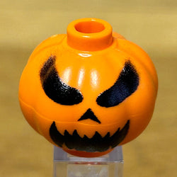 Custom Jack O' Lantern / Pumpkin Face #4 - B3 Customs made using LEGO part (Online Order Only)