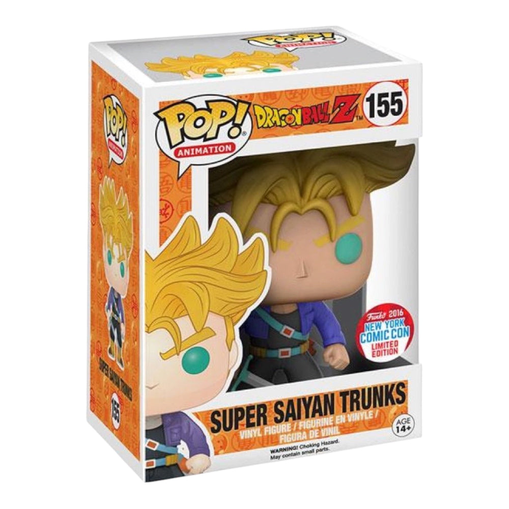 Funko POP! Animation: DragonBall Z - Super Saiyan Trunks 155 (Funko New York Comic Con) (ONLINE ORDER ONLY)