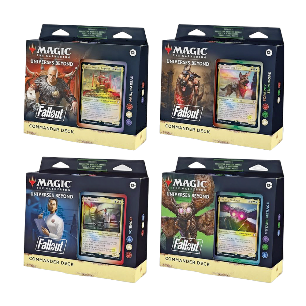 Magic Single Fallout Commander Deck | MTG | New (ONLINE ORDER ONLY)
